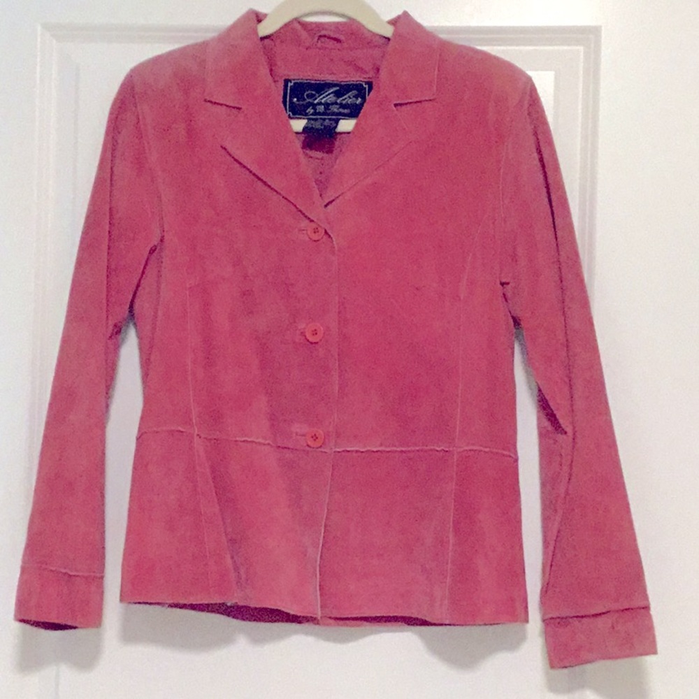 Pink Suede Jacket